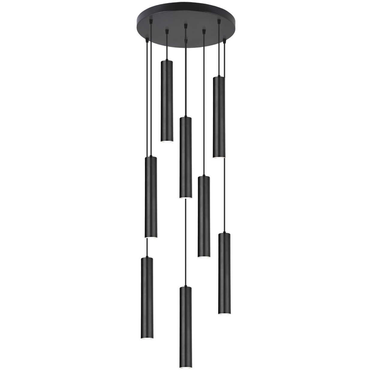 COLGANTE 8L. ANTIA NEGRO 8 X 40W GU-10