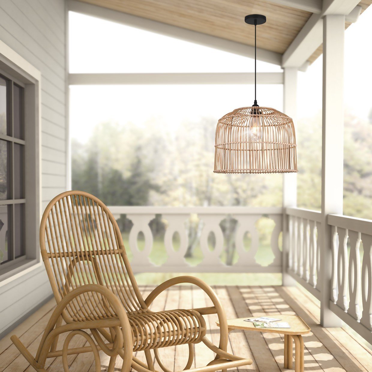 COLGANTE BENTO NATURAL 1 X 60W E-27 - Imagen 3