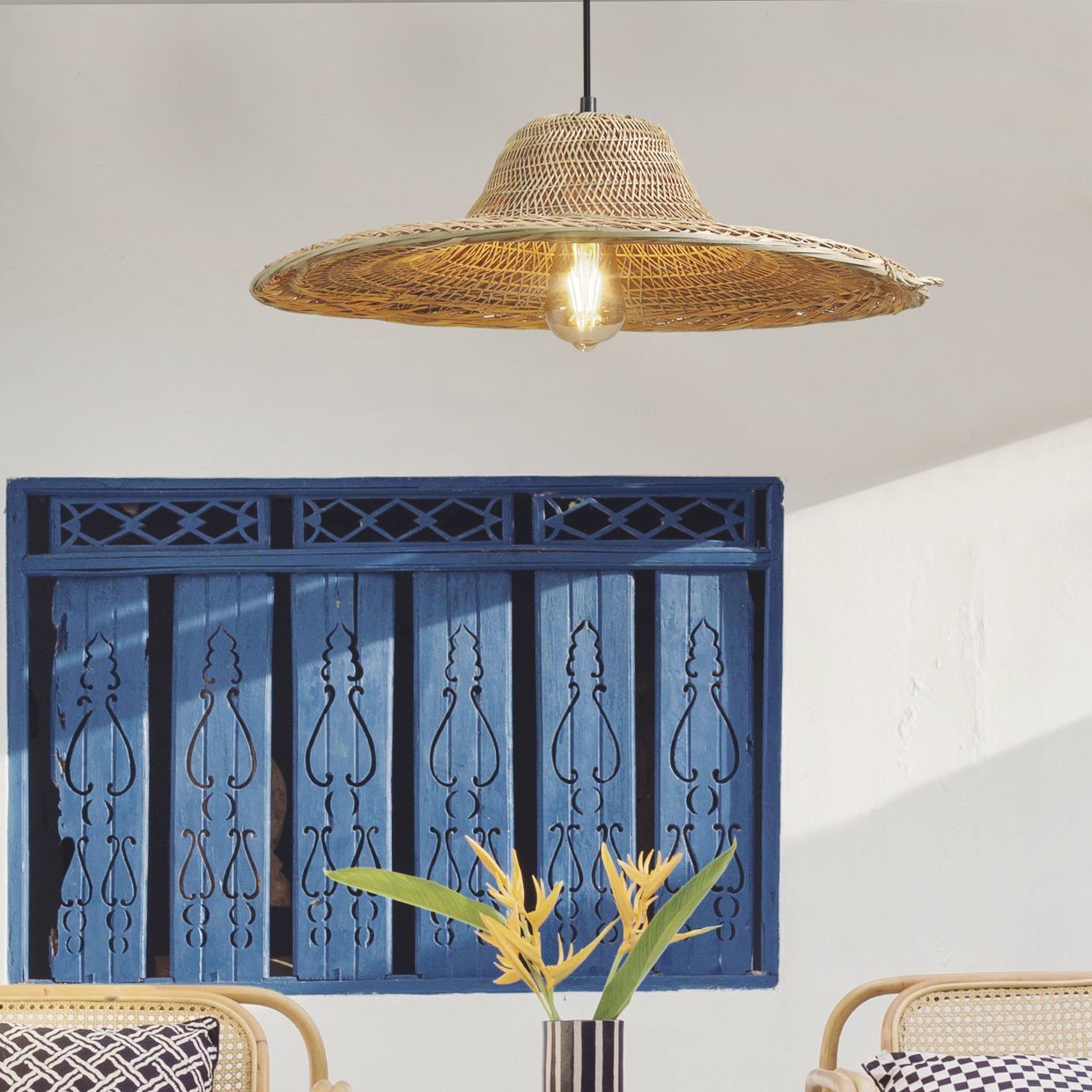 COLGANTE BRUNO NATURAL 1 X E-27 - Imagen 6