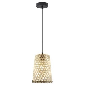 COLGANTE LAGOA NATURAL 16CM 1 X 60W E-27