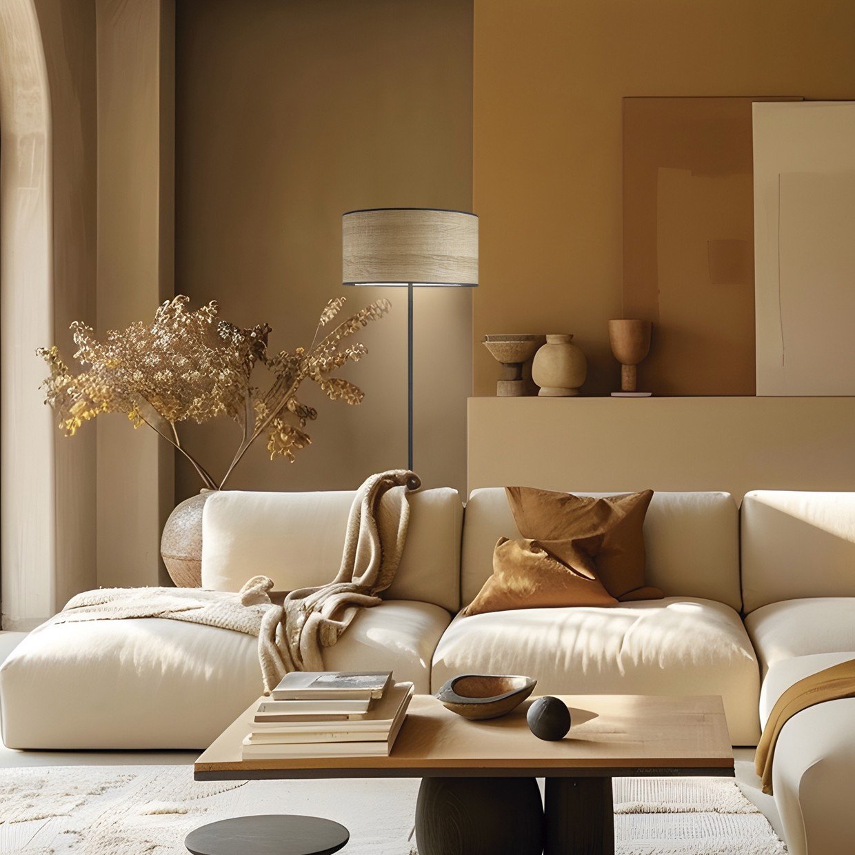 COLGANTE LARINO MADERA/NEGRO 1 X 60W E-27 - Imagen 2