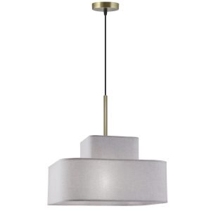 COLGANTE MENFIS LATÓN 1 X 60W E-27