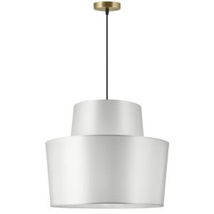 COLGANTE SAVOY LATÓN DOBLE PAN 1 X 60W E-27 - XP021