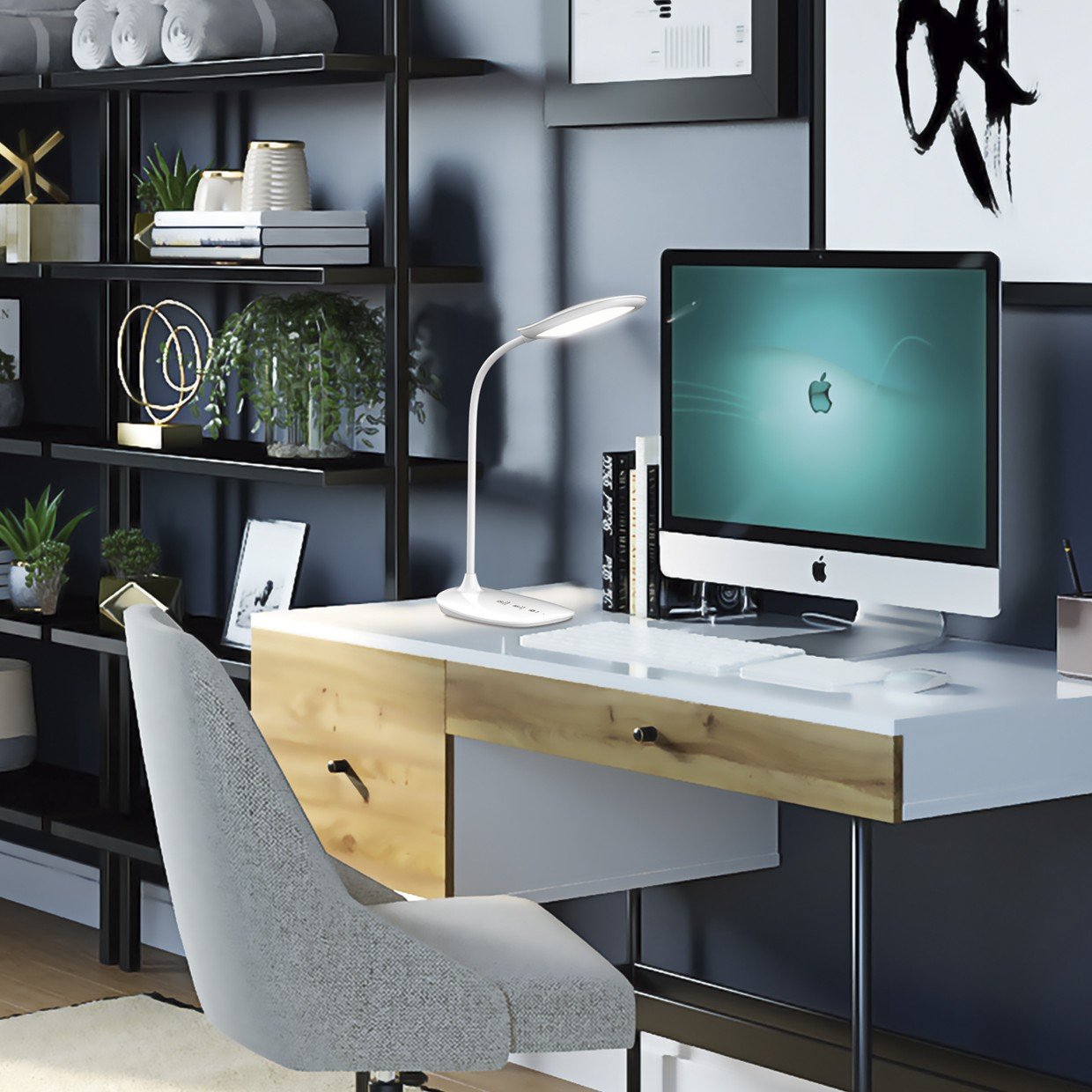 FLEXO LED NAVIA BLANCO LED 10W 480LM - Imagen 2