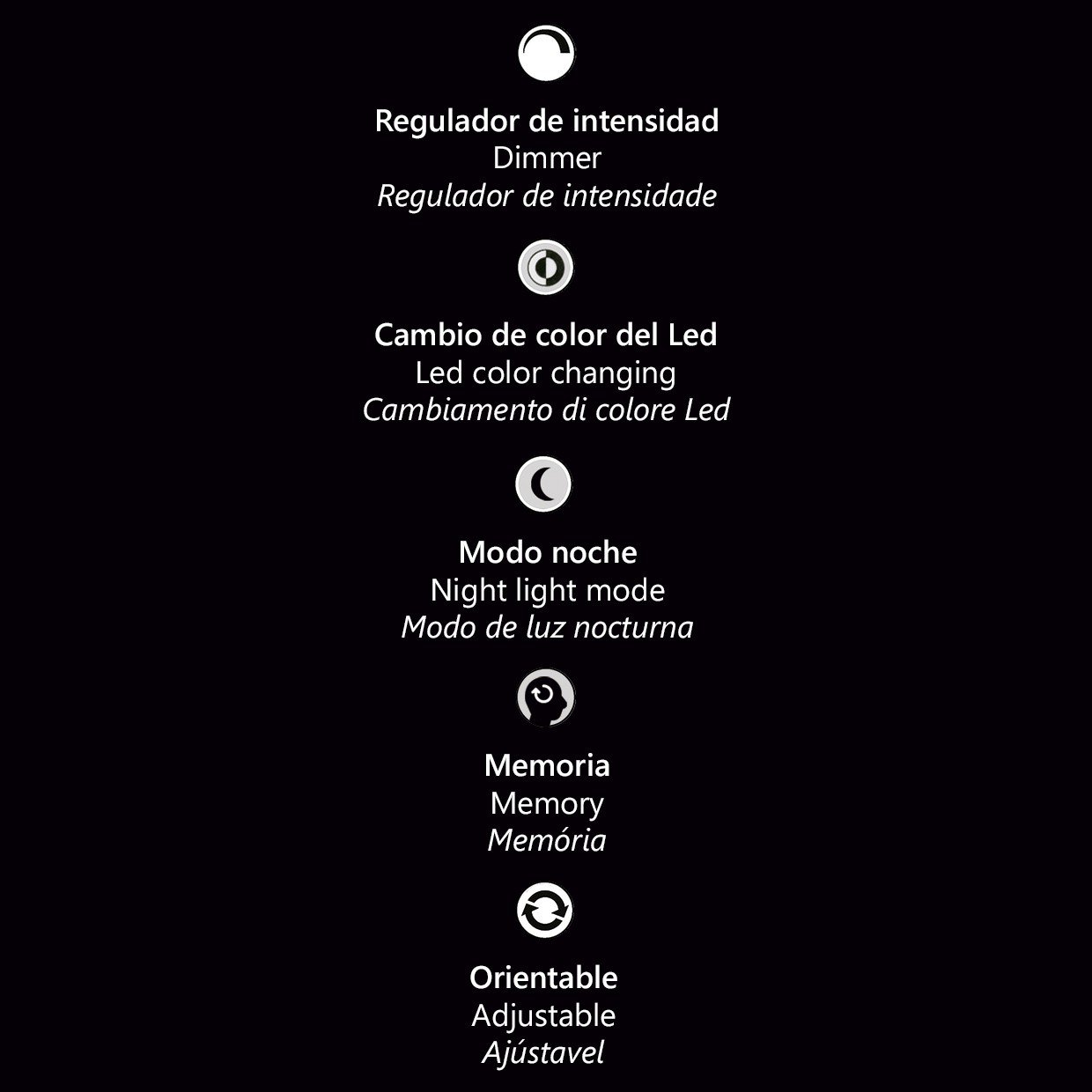 FLEXO LED NAVIA BLANCO LED 10W 480LM - Imagen 4