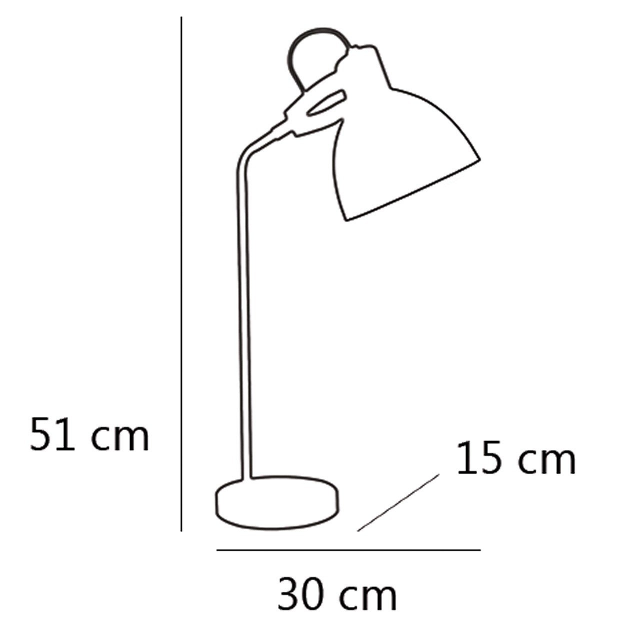 FLEXO SENDAI BLANCO 1 X 40W E-14 - Imagen 3