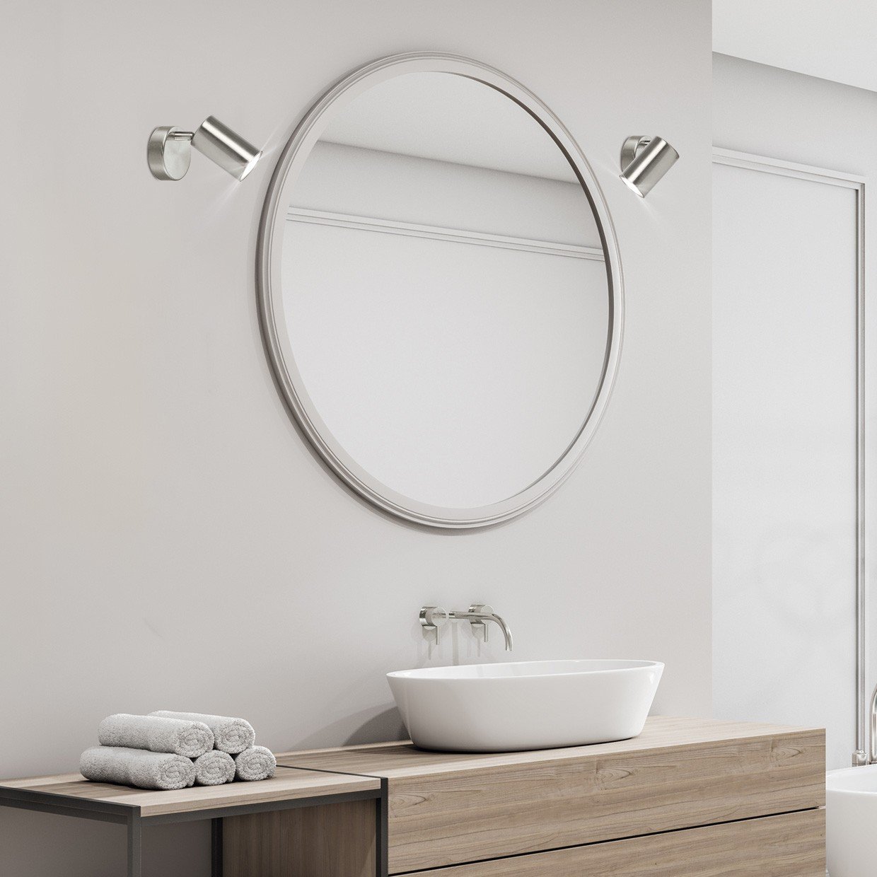 FOCO 1L ANDY NIQUEL SATINAD 1 X 50W GU-10 - Imagen 2