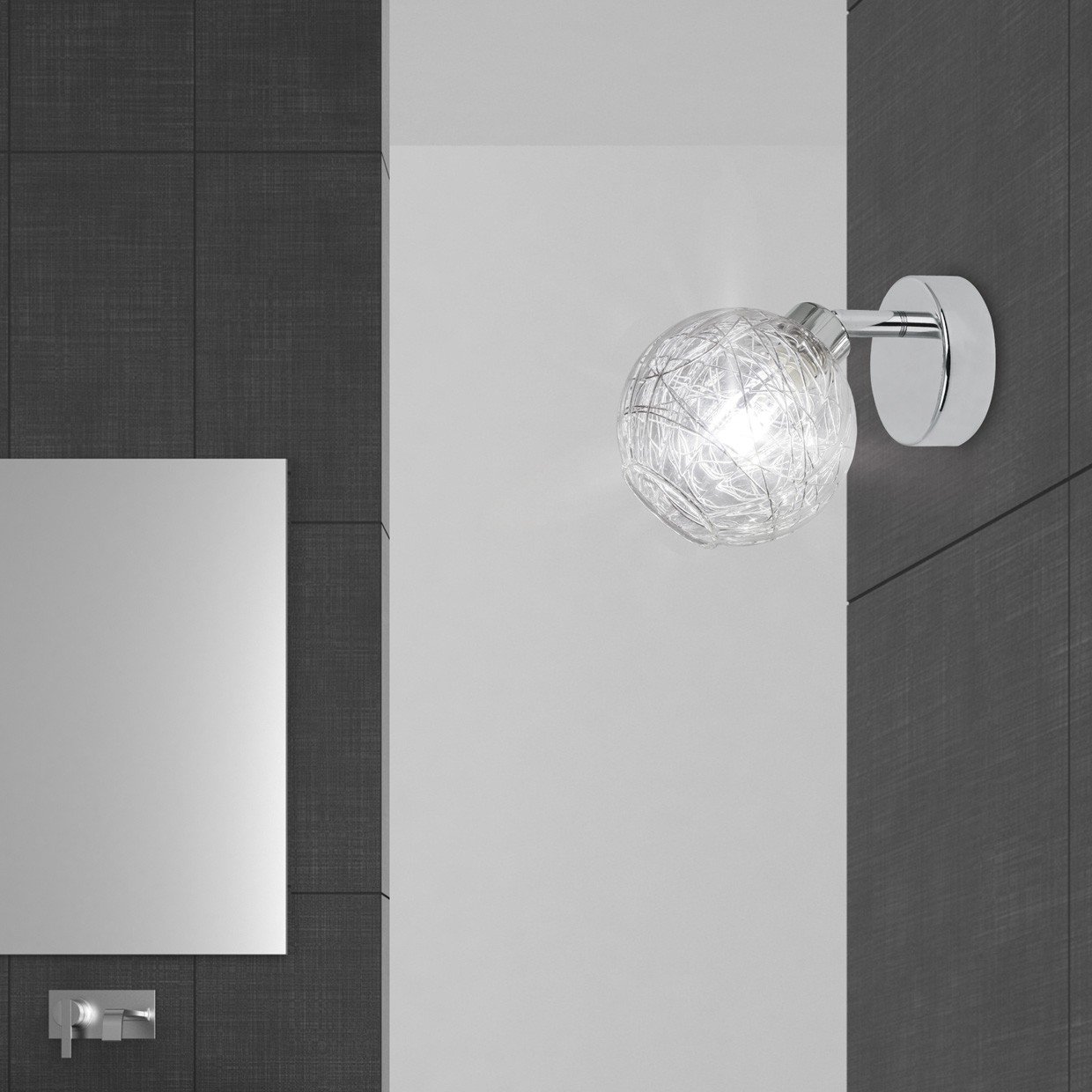 FOCO 1L ROLO CROMO 1 X 40W G-9 - Imagen 2