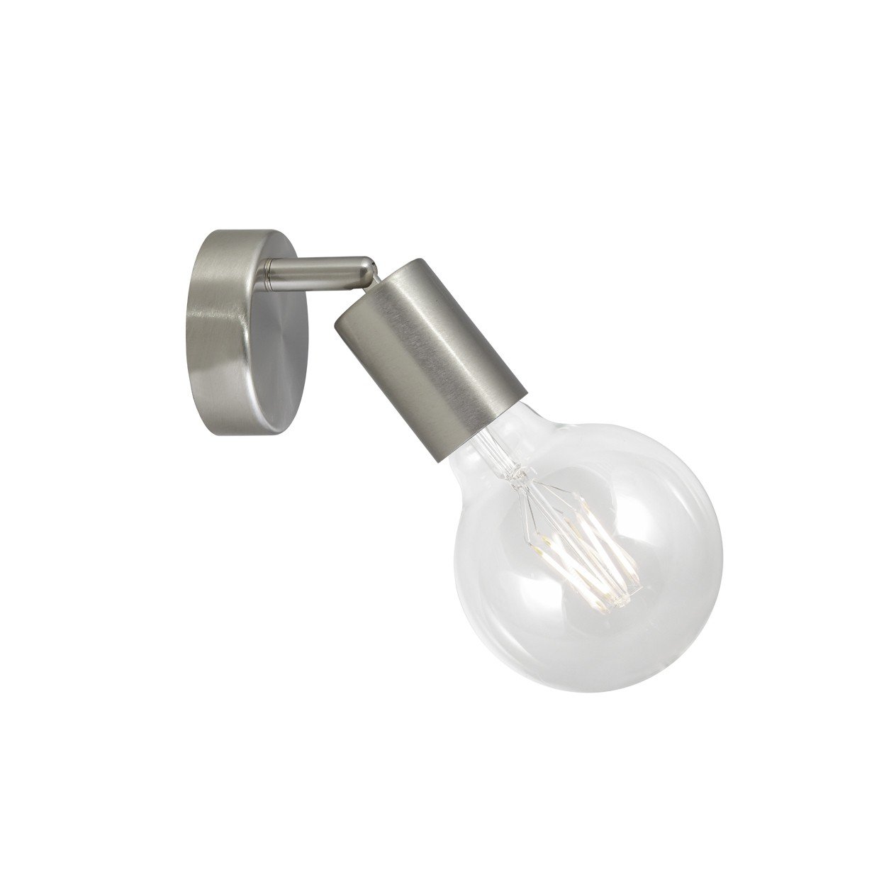 FOCO 1L TENOR NIQUEL SATINADO 1 X 60W E-27 - Imagen 4