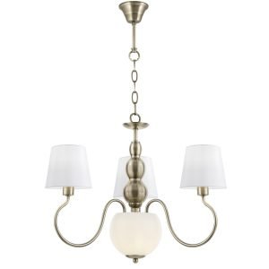 LAMPARA 3L MAXIMA CUERO 3 X 60W E-14