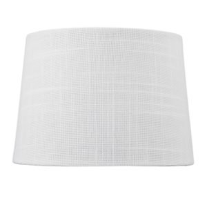 PANTALLA CONO LINO BLANCO E-27 25