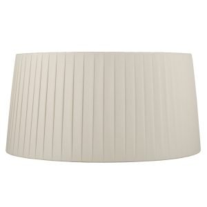 PANTALLA CONO PLISADA BEIGE E-27 40