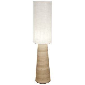 PIE SALON AOSTA BEIG/MADERA 1 X 60W E-27