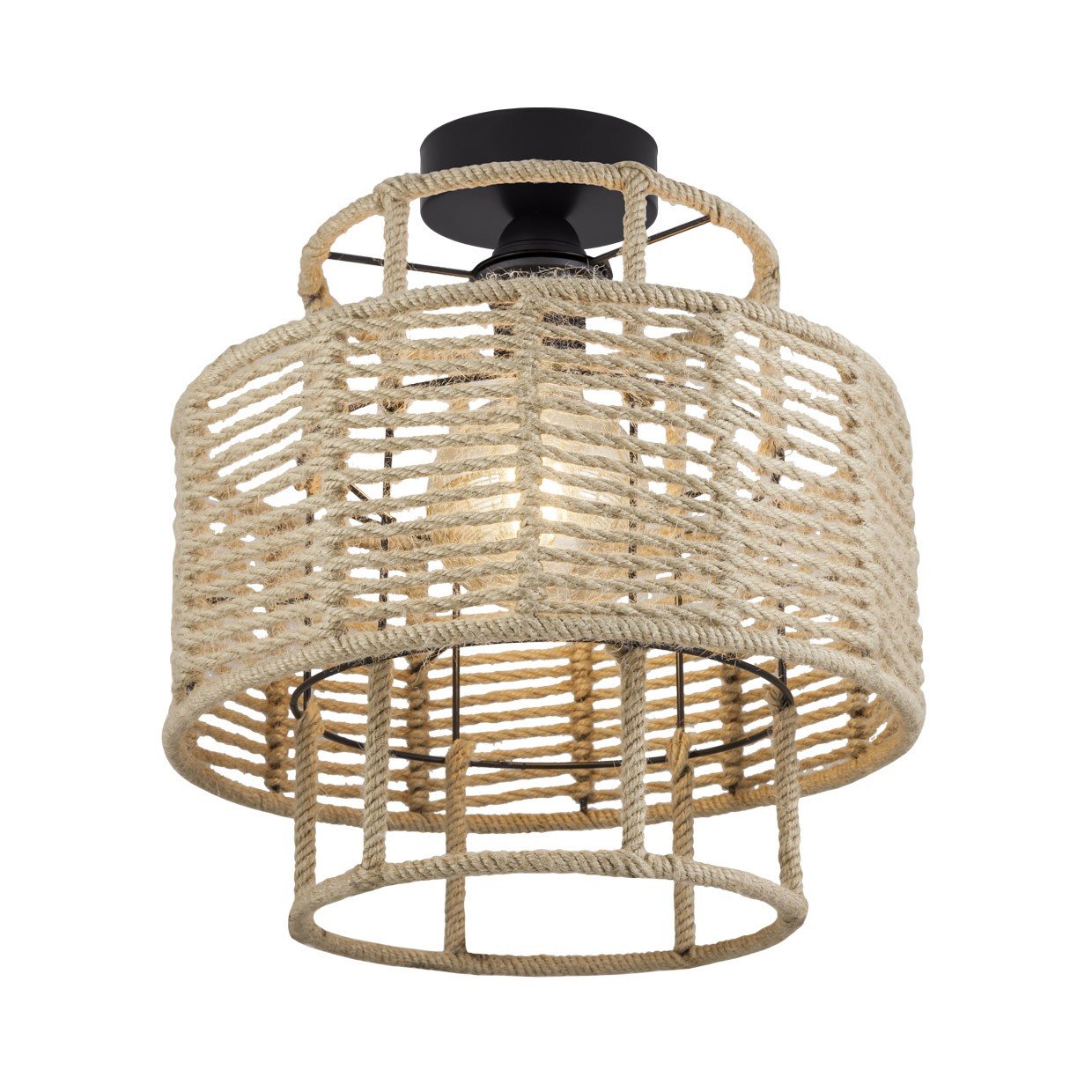 PLAFON AIFOS NEGRO-CUERDA 1 X 60W E-27 - Imagen 2