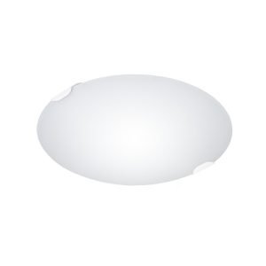 PLAFON CEILIN REDONDO BLANCO 2 X 60W E-27 -  30CM