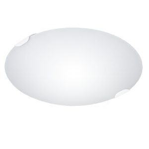 PLAFON CEILIN REDONDO BLANCO 3 X 60W E-27 -  40CM