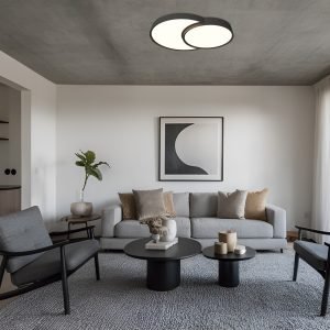 PLAFON LED NIRO NEGRO LED 67W 3000/4000/6000K