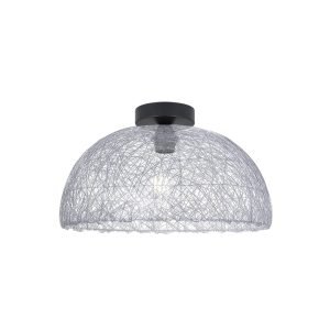 PLAFON MARAÑA PLATA 1 X 60W E-27