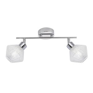 REGLETA 2L OZADI CROMO 2 X 40W G-9