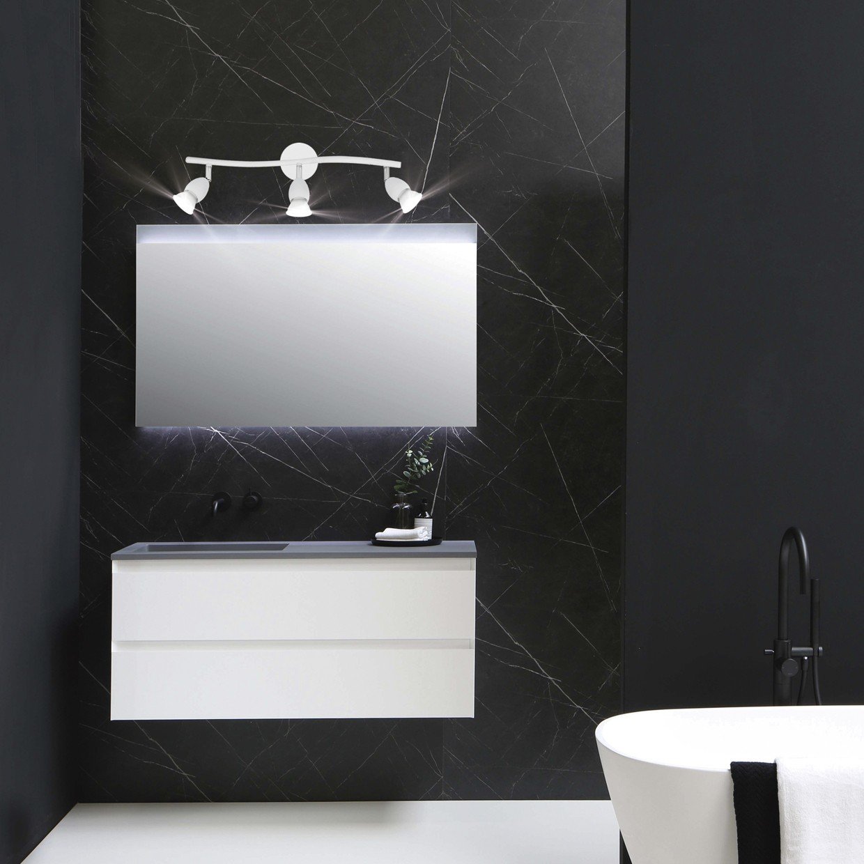 REGLETA 3L BALA BLANCO 3 X 40W GU-10 - Imagen 3