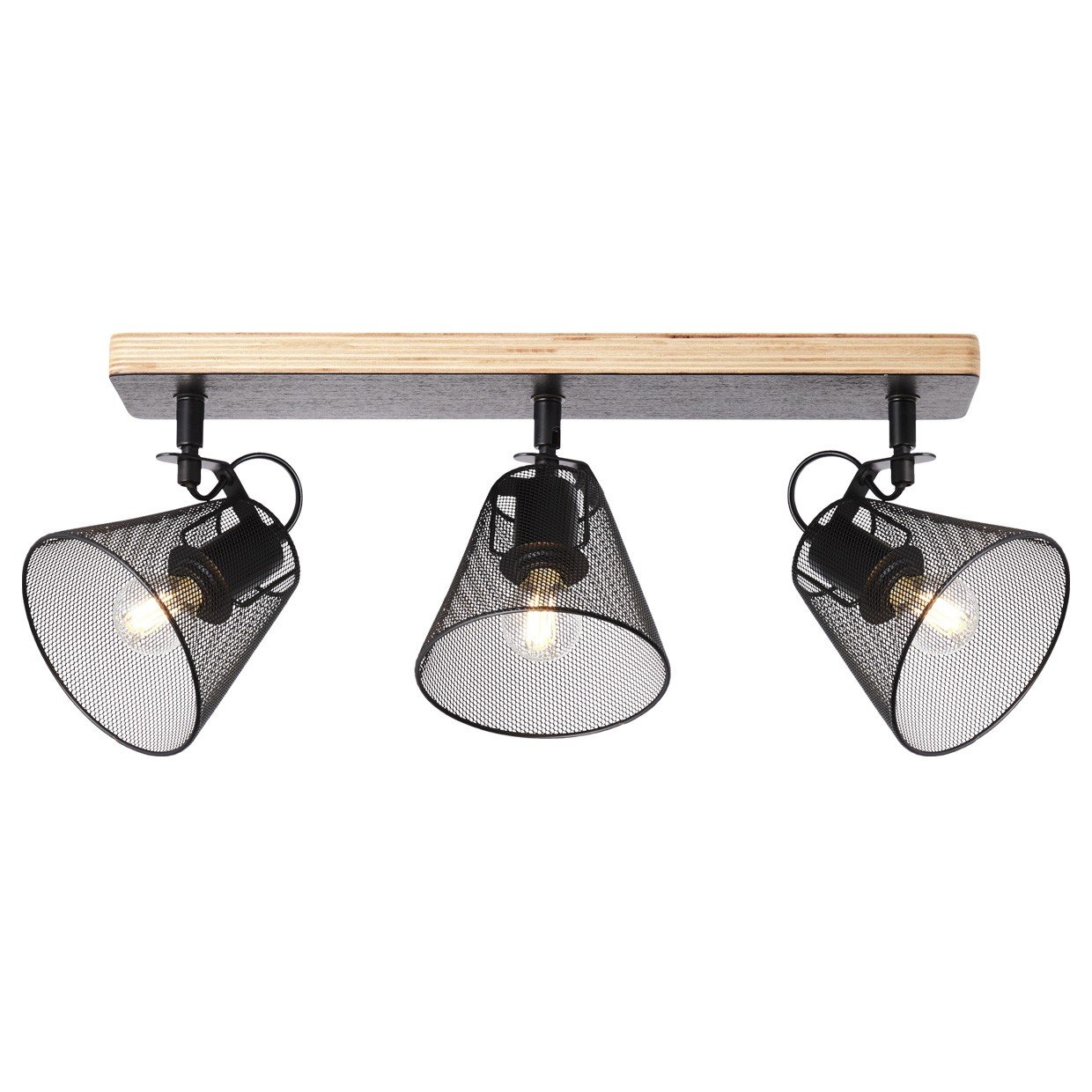 REGLETA 3L UTRECH NEGRO 3 X 40W E-14 - Imagen 4