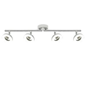REGLETA 4L NATAL CROMO 4 X LED 5W 1600LM 3000K