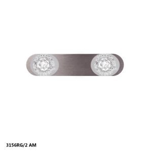 REGLETA "ROSE" 2L ALUM.MARRON 4000K 12W 1140LM