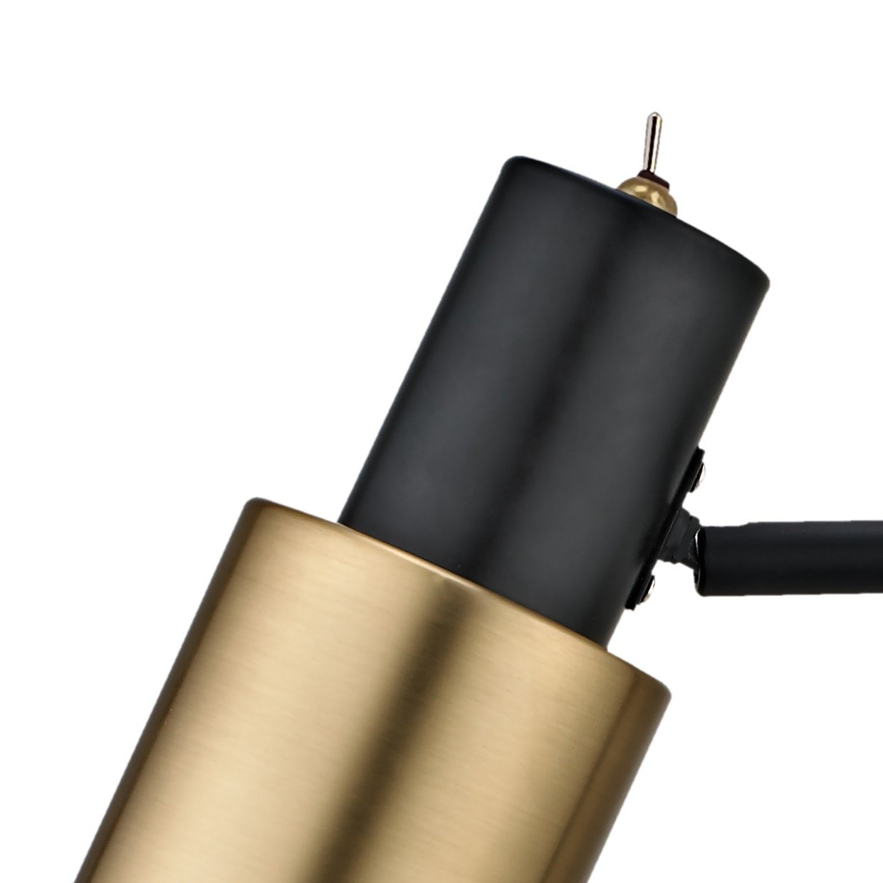 SOBREMESA 1L MAENA NEGRO-LATON 1 X 40W E-14 - Imagen 3