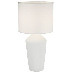 SOBREMESA BARRON BLANCO 1 X 60W E-27