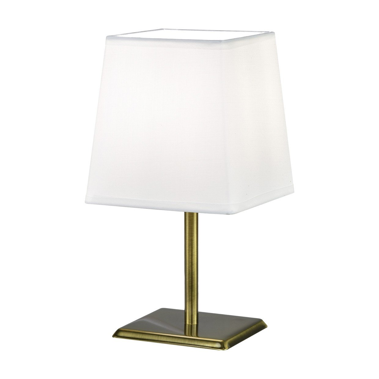 SOBREMESA FOX BLANCO/CUERO 1 X 40W E-14