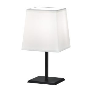 SOBREMESA FOX BLANCO/NEGRO 1 X 40W E-14