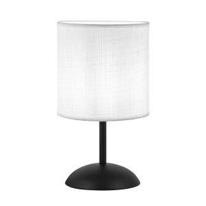 SOBREMESA LARINO BLANCO/NEGRO 1 X 60W E-27