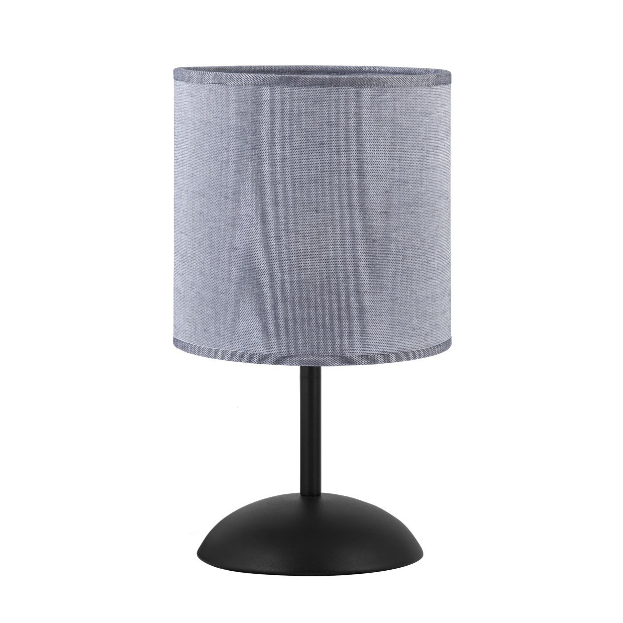 SOBREMESA LARINO GRIS/NEGRO 1 X 60W E-27