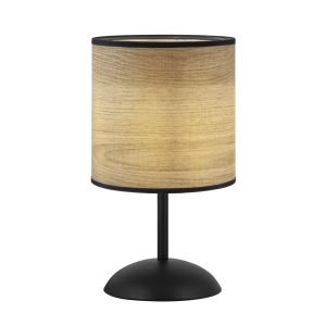SOBREMESA LARINO MADERA/NEGRO 1 X 60W E-27