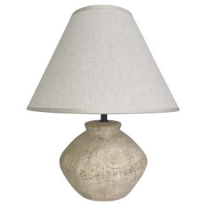 SOBREMESA LARRY PIEDRA BEIG 1 X 40W E-14