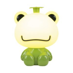 SOBREMESA MASKOTA RANITA VERD 1 X 40W E-14-BOMBILLA INCLUIDA