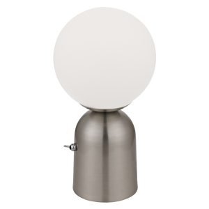 SOBREMESA PARMA NIQUEL SATINAD 1 X 40W E-14