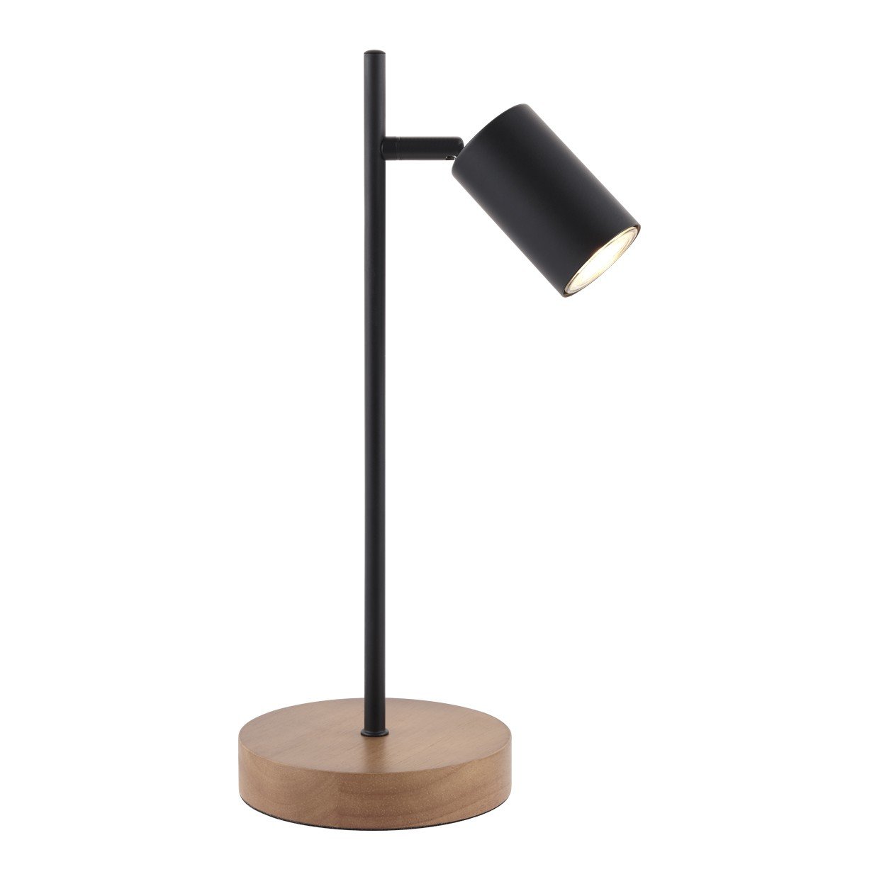 SOBREMESA PIREO NEGRO-MADERA 1 X 50W GU-10 - Imagen 5