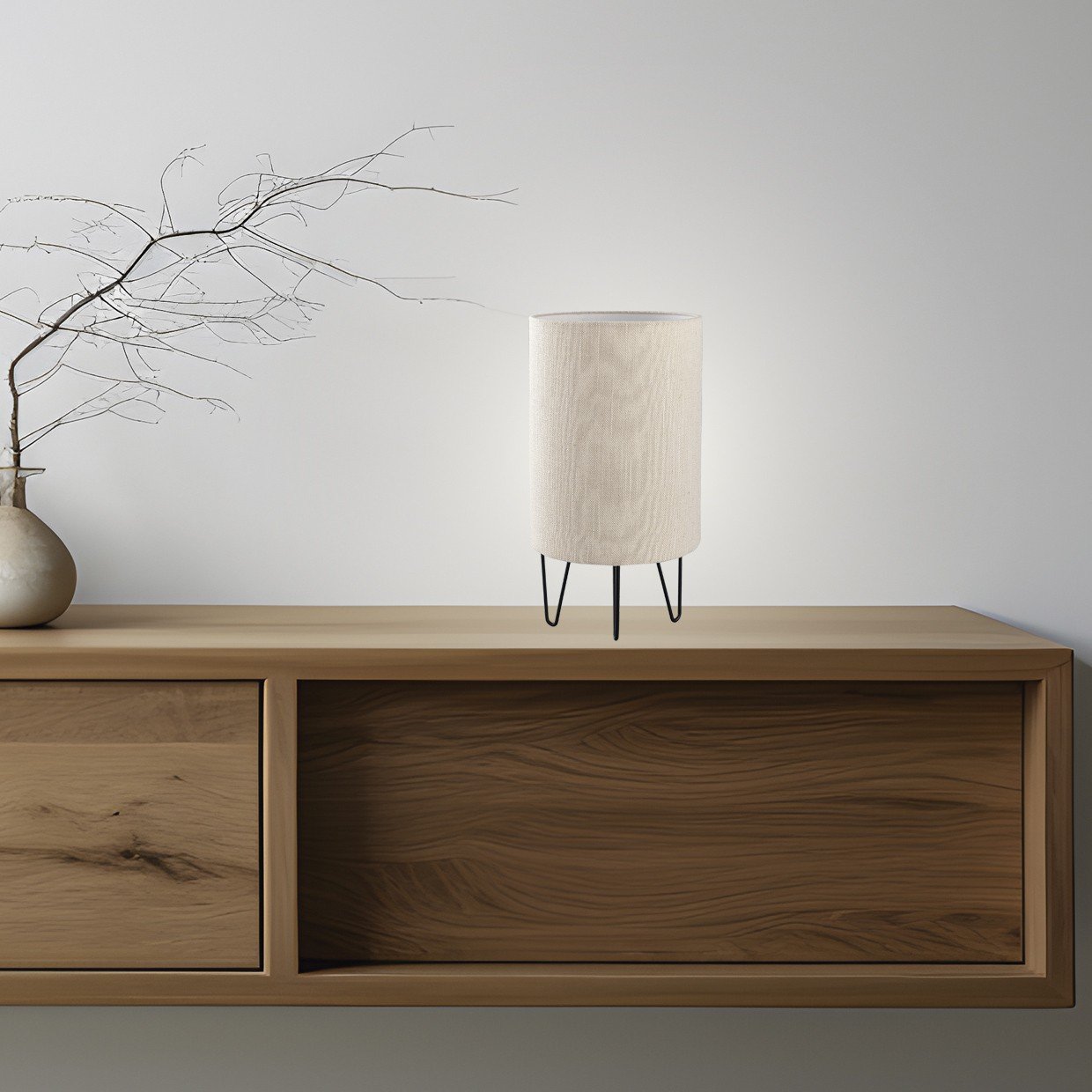 SOBREMESA POLO TELA BEIGE - Imagen 6