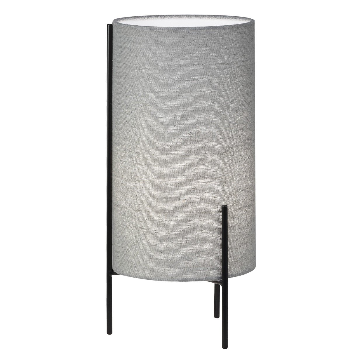 SOBREMESA VIRGIL GRIS/NEGRO 1 X 40W E-14