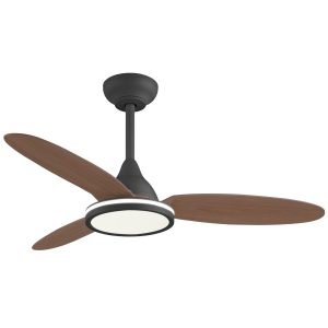 VENTILADOR MAHON MADERA OSCURA 107CM 3 PALAS