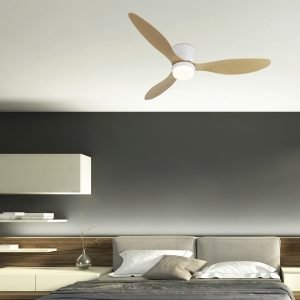 VENTILADOR RENO MADERA CLARA 132 CM - 3 PALAS