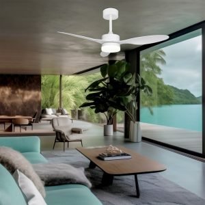 VENTILADOR VALCANO BLANCO 107 CM 3 PALAS