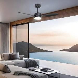 VENTILADOR VALCANO NEGRO 107 CM 3 PALAS