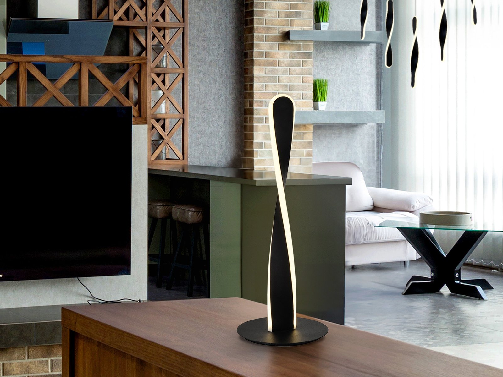 TWIST-SOBREMESA NEGRO