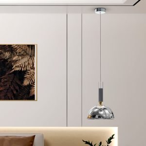 CHARLIZE- LAMPARA 1L- PLATA