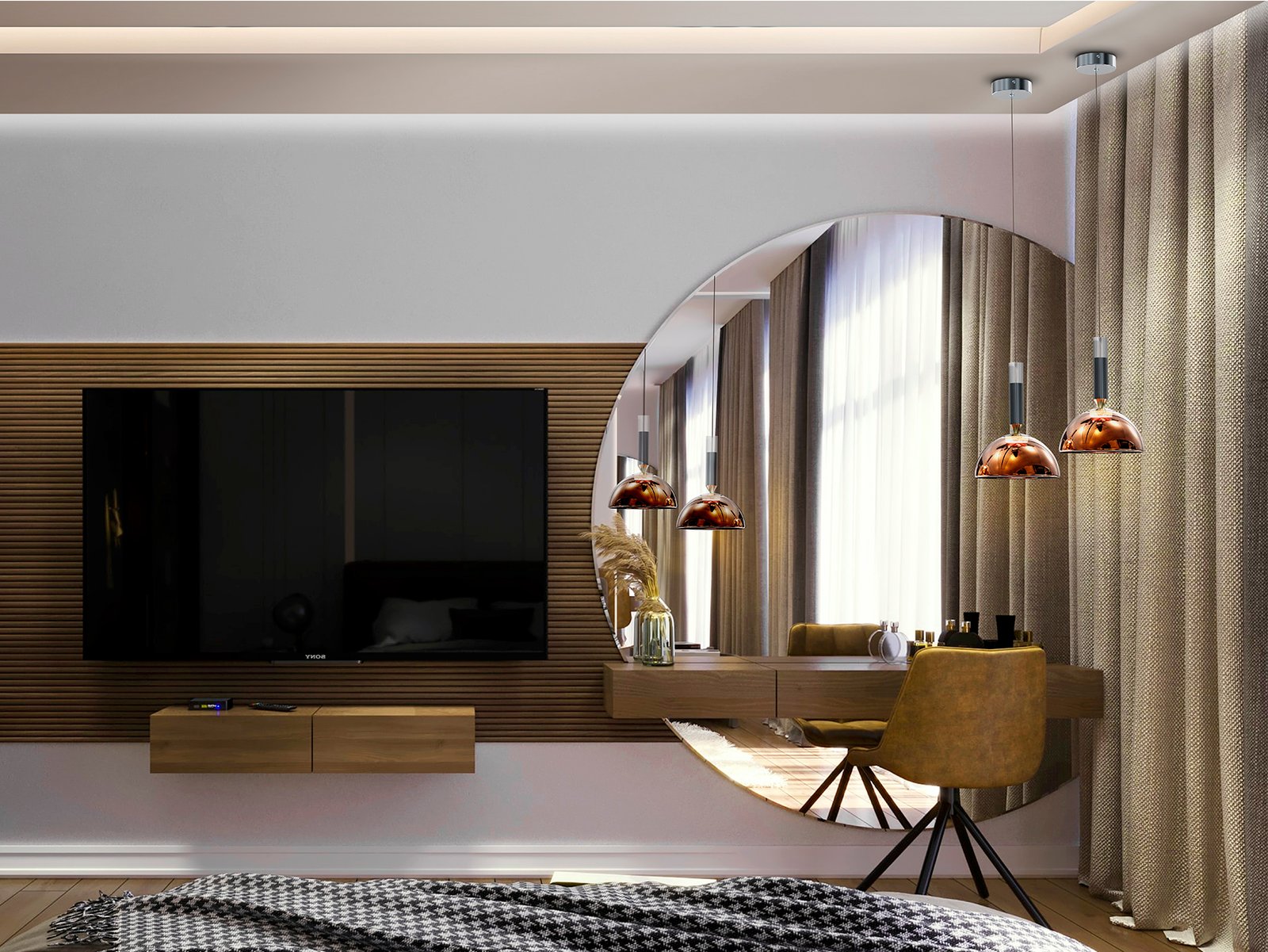 CHARLIZE- LAMPARA 1L- BRONCE - Imagen 2