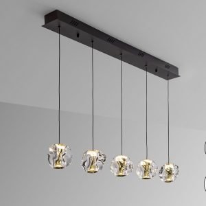 ZARIA- LAMP 5L- NEGRO/ORO/TRANSP DIM