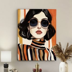 ORANGE- ACRILICO 90X120