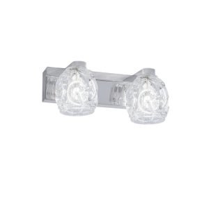 REGLETA 2L PORTIA CROMO 2 X 40W G-9 AHORA ARTAX